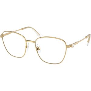 Swarovski Vrouw SK1019 4004 Optische monturen Metaal Goud Transparant Hurken Normaal