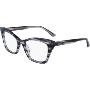 Karl Lagerfeld Vrouw KL6134 060 Optische monturen Acetaat Grijs  Kattenoog Normaal Normaal