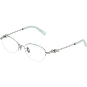 Tiffany Vrouw Tiffany TF1171D 6151 Optische monturen Metaal Blauw Transparant Rotonde Normaal
