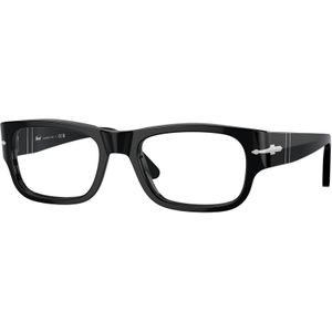 Persol - PO3324V - Optische Monturen - Zwart - Acetaat