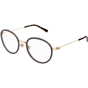 Gucci Vrouw Gucci GG1851OA 007 Optische monturen Geïnjecteerd Bruin Transparant Rotonde