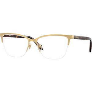Versace Vrouw VE1304 1460 Optische monturen Metaal Goud Transparant Kattenoog Normaal