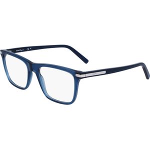 Ferragamo Man SF2959 414 Optische monturen Acetaat Blauw  Hurken Normaal Normaal