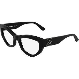 Karl Lagerfeld Vrouw Karl Lagerfeld KL6211 001 Optische monturen Acetaat Zwart  Kattenoog Normaal