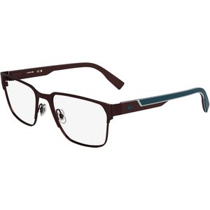 Lacoste Man L2306 601 Optische monturen Metaal Bordeaux  Hurken Normaal