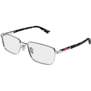 Gucci Man Gucci GG1964O 003 Optische monturen Metaal Ruthenium Transparant Kwadraat