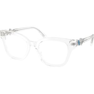 Swarovski Donna SK2048 1027 Optische monturen Acetato Trasparente Trasparente Squadrata Normale