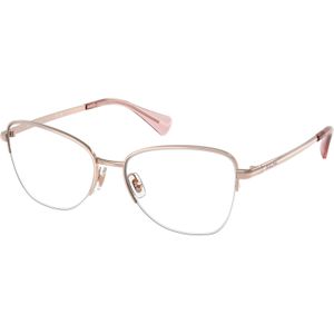 Ralph Lauren Vrouw RA6061 9427 Optische monturen Metaal Goud Transparant Geometrisch Normaal