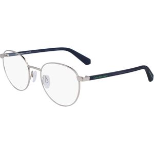 Calvin Klein Unisex CKJ23221CLIP-ON 040 Optische monturen Metaal Zilver  Geometrisch Normaal