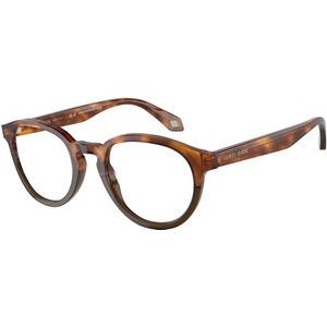 Giorgio Armani Man AR7248 5988 Optische monturen Acetaat Bruin Transparant Pantos Normaal