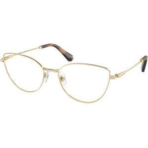 Swarovski Vrouw SK1012 4013 Optische monturen Metaal Goud Transparant Kattenoog Normaal