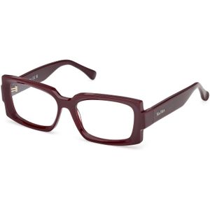 Max Mara Vrouw MM5189 069 Optische monturen Acetaat Bordeaux  Kwadraat Normaal
