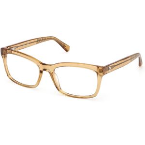 Guess Man GU50252 039 Optische monturen Acetaat Geel  Kwadraat Normaal