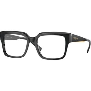 VOGUE EYEWEAR Vrouw VO5559 W44 Optische monturen Acetaat Zwart Transparant Kussen Normaal