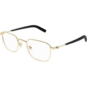 Montblanc Man MB0389O 001 Optische monturen Metaal Goud Transparant Hurken
