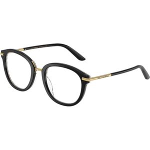 Dolce & Gabbana Vrouw DG3410 3299 Optische monturen Acetaat Zwart Transparant Pantos Normaal