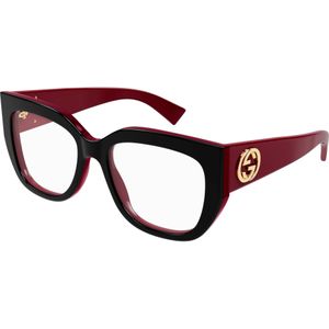 Gucci Vrouw GG1846O 003 Optische monturen Acetaat Zwart Transparant Vlinder
