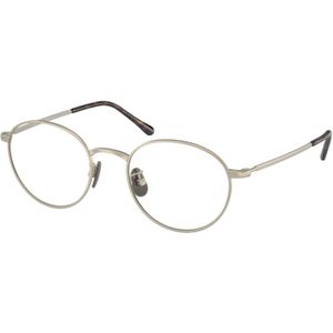 Polo Ralph Lauren Unisex PH1221TD 9211 Optische monturen Titanium Goud Transparant Rotonde Normaal
