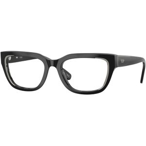 DIESEL Unisex DL4003F 2001 Optische monturen Acetaat Zwart Transparant Hurken Normaal