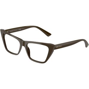 Jimmy Choo Vrouw JC3025 5060 Optische monturen Acetaat Groente Transparant Kattenoog Normaal