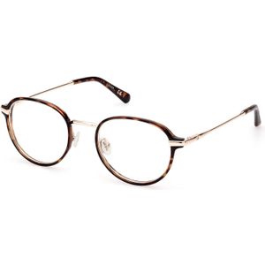 Guess Man GU50079 052 Optische monturen Geïnjecteerd Havana  Rotonde Normaal