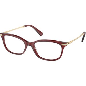 Swarovski Vrouw SK2017 1055 Optische monturen Acetaat Altviool Transparant Hurken Normaal