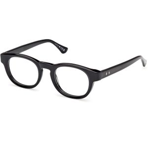 Web Man WE5465 001 Optische monturen Acetaat Zwart  Rotonde Normaal