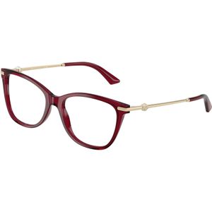 Jimmy Choo Vrouw JC3007HB 5062 Optische monturen Acetaat Rood Transparant Kussen Normaal