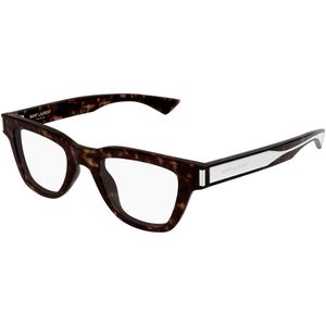 SAINT LAURENT Man SL 789 Jacques Opt 002 Optische monturen Acetaat Havana Transparant Hurken