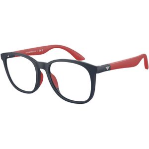 Emporio Armani - Optical Frame - Veelkleurig - Panthos Silhouet - Nylon - 47 mm Lensbreedte