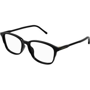 Gucci Man GG1610OA 001 Optische monturen Acetaat Zwart Transparant Kwadraat