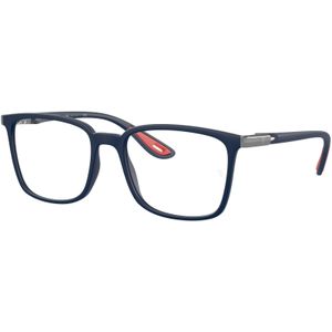 Ray - Ban Unisex RX7240M F698 Optische monturen Nylon Blauw Transparant Hurken Normaal