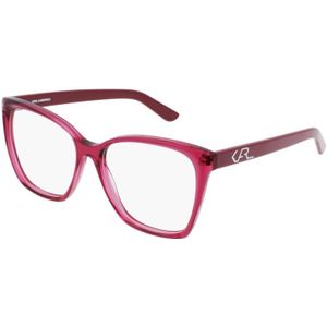 Karl Lagerfeld Vrouw KL6050 611 Optische monturen Plastic Rood  Kattenoog