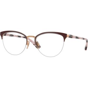 VOGUE EYEWEAR Vrouw VO4304 5170 Optische monturen Metaal Rood Transparant Rotonde Normaal
