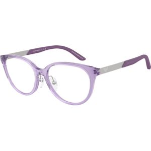 Emporio Armani Kind EK3010  6280 Optische monturen Geïnjecteerd Altviool Transparant Kattenoog Normaal