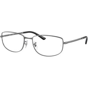 Ray-Ban - RX3732V 2502 - Optische Monturen - Grijs - Metaal - Geometrisch