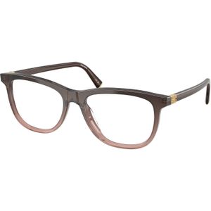 Miu Miu Vrouw MU 01WV 25C1O11 Optische monturen Acetaat Rood Transparant Pantos Normaal