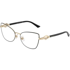 Jimmy Choo Vrouw JC2012 3010 Optische monturen Metaal Goud Transparant Kattenoog Normaal
