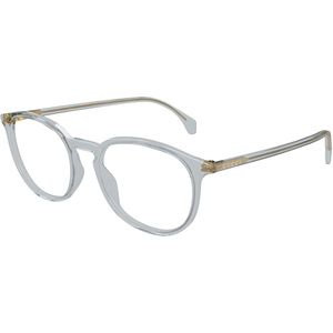 Gucci Man GG0551O 018 Optische monturen Acetaat Grijs Transparant Rotonde