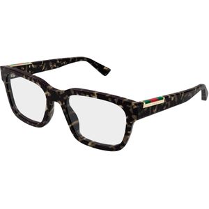 Gucci Man Gucci GG1961O 003 Optische monturen Acetaat Havana Transparant Kwadraat