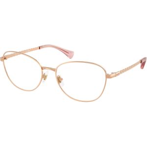 Ralph Lauren Vrouw Ralph Lauren RA6063 9427 Optische monturen Metaal Goud Transparant Rotonde Normaal