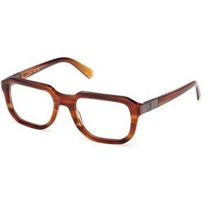 Guess Man GU50332 047 Optische monturen Acetaat Bruin  Kwadraat Normaal