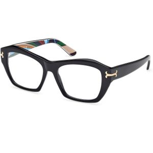 Emilio Pucci Vrouw EP5264 005 Optische monturen Acetaat Zwart  Geometrisch Normaal