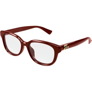Gucci Vrouw GG1833OK 003 Optische monturen Geïnjecteerd Bordeaux Transparant Kwadraat