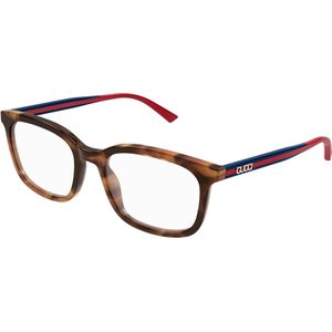 Gucci Man GG1928O 003 Optische monturen Acetaat Havana Transparant Kwadraat