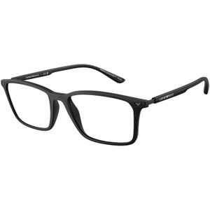 Emporio Armani Man EA3237 5001 Optische monturen Geïnjecteerd Zwart Transparant Hurken Normaal