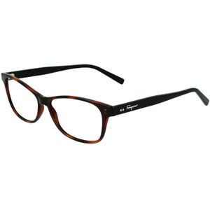 Ferragamo Vrouw SF2910 241 Optische monturen Acetaat Havana  Vierkant