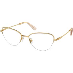 Swarovski Vrouw SK1010 4004 Optische monturen Metaal Goud Transparant Kattenoog Normaal