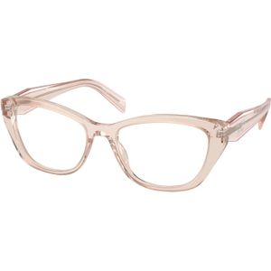 Prada - PR 19WV - Optische Monturen - Rosa Trasparente - Cat Eye