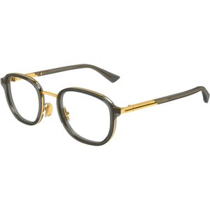 Bottega Veneta Man BV1376O 004 Optische monturen Acetaat Grijs Transparant Rotonde
